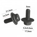 Метиз болт  M6  6 х 14.5
